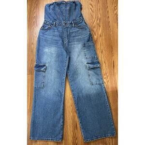 Wild Fable Blue Denim Jumpsuit